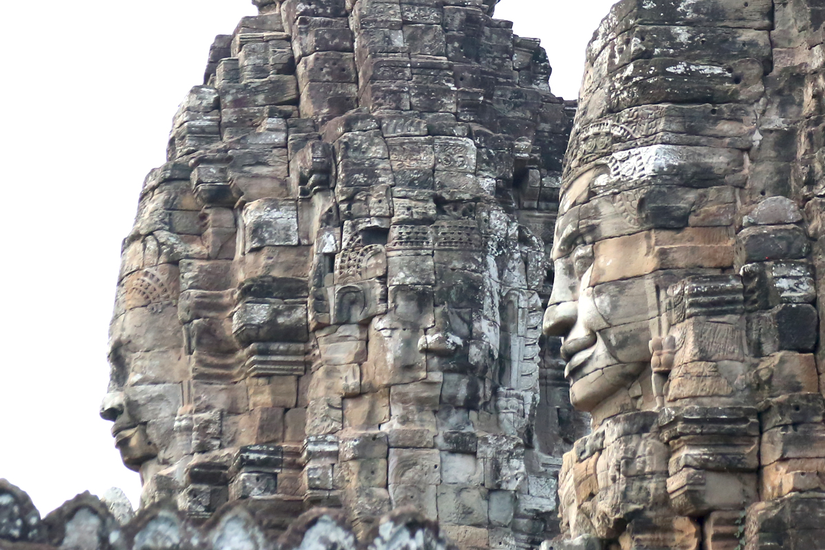 Bayon faces